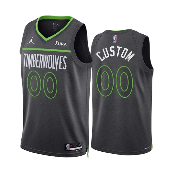 Minnesota Timberwolves Trikot Benutzerdefinierte Jordan 2022-23 Statement Edition Swingman - Herren Minnesota Timberwolves Trikot Benutzerdefinierte Jordan 2022-23 Statement Edition Swingman - Herren